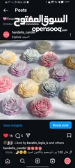  17 handmade flowers candel