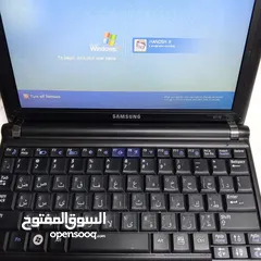  1 لابتوب سامسونج ميني N110  جهاز صغير وخفيف سهل الاستخدام  منافذusb بحاله الوكاله