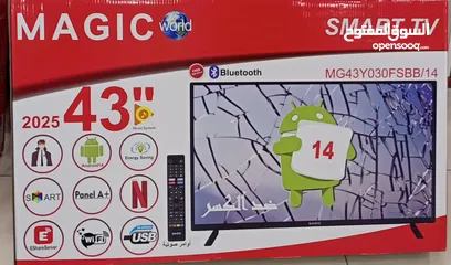  9 شاشه ماجيك 55 أنش فريمليس 4K smart أوامر صوتيه موديل 2025