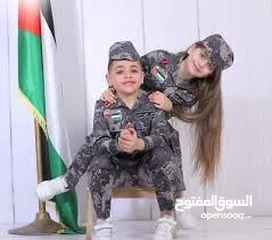  3 ملابس اطفال قوات المسلحه الاردنيه درك و جيش و امن عام  سلاح الجو الملكي