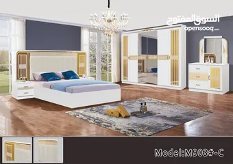  4 غرف نوم حديثه في غايه الجمال شامل التركيب والدوشق