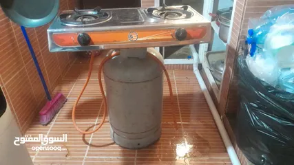  1 Gas cylinder and gas stove for 32 riyals سرندل غاز وبتجاز عين 32ريال