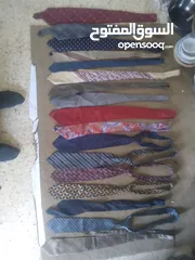  3 ربطات عنق بدلات رجالي الوان وأشكال مختلفه العدد 60 وحده سعر نصف دينار