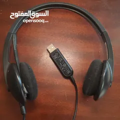  1 سماعة لوجيتك Logitech H340 USB Headset.