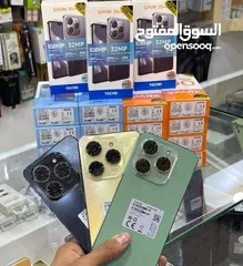  4 جديد Spark 20 pro رام 16 جيجا 256 مكفول سنة متوفر توصيل