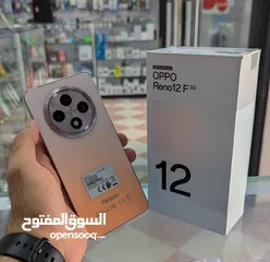  3 جديد oppo Reno 12 F 5G رام 24 جيجا 256 مكفول سنة متوفر توصيل