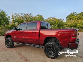  7 Dodge ram 2021 بتأثير بسيط جدا بمواصفات عالية وممشى بسيط