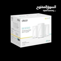  5 TP-Link Deco BE65 BE9300 Tri-Band Whole Home Mesh WiFi 7 System, Speeds up to 9214 Mbps