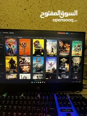  4 حساب ستيم يحتوي 8971 لعبة وافضل الالعاب منها gta و horizons call of duty والسعر قابل التفاوض