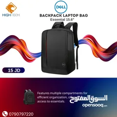  2 حقيبه لابتوب من ديل لون أسود Dell Essential Black 15.6" Laptop Backpack .