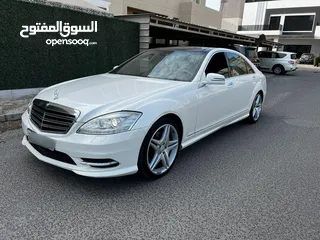  2 للبيع مرسيدس S350 - 2011 ماشي 142 صبغ الوكاله (( اللون ابيض صدفي ))