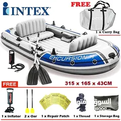  2 Intex rubber boat