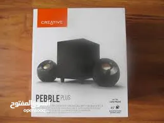  1 CREATIVE PEBBLE PLUS 16W PEAK مكبرات صوت مميزات سماعة مميزة بالجودة من كرييتيف