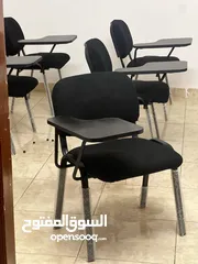  6 كرسي طلاب عملي ومريح للدراسة والجلسات الطويلة! سطح كتابة جانبي ثابت