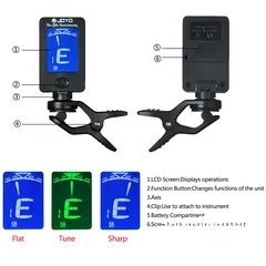  8 Digital Tuner For Acoustic Electric Guitar etc - 10 JD