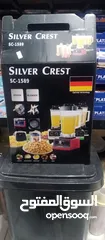  24 الخلاط الصناعي 2 لتر 15 سرعه 6 شفرات ضد الكسر خلاط Silver Crest خفاق MIXER صناعي يطحن زجاج