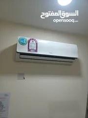  2 Midea split air conditioner 1.5 ton same like new