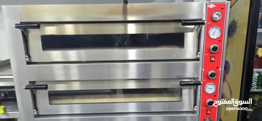  1 عدة كاملة مطعم بيتزا شبه جديدة