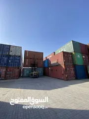  1 كونتينرات للبيع 20 قدم و 40 قدم   containers for sell 20 foot & 40 foot