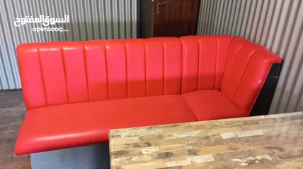  6 اثاث مطاعم بحالة ممتازة شبة جديدة