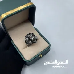  1 خاتم وجه الأسد بتصميم فخم