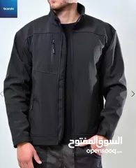 2 جاكيت سوفت شيل المميز waterproof باللون الاسود يمكن غسلها بالكامل بالغسالة الأصلية