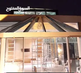  17 نعمل جميع انواع الألمنيوم والواجهات والاكبوند والحديد فلكس والصيانة العامه