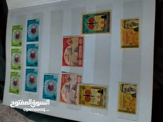  8 طوابع الكويت متنوعه اكثر من 220 [منت]طابع ماليه وتذكاريه للبيع بسعر ممتاز