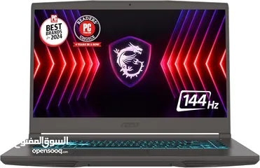  2 MSI – THIN 15 15.6′′ 144Hz FHD Gaming Laptop