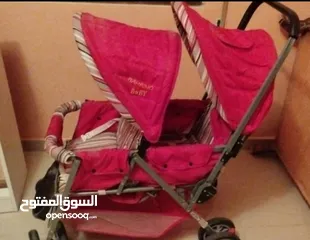  2 عربايه اطفال توأم