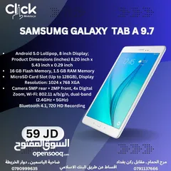  1 Samsung Tab A 9.7 / 16 GB / 59 jd 