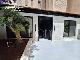  2 شقة ارضية مع ترس للايجار في الرابية بمساحة بناء 100م