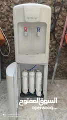  1 2×1 كولر مع فلتر ساخن بارد صناعة كورية جاهز للتشغيل مع اكسسوارته و برابيشه