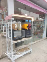  9 محل شوكولاته وعصائر ومناسبات لبيع كامل بالبضاعه والاجهزة