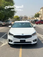  1 2017 KIA CADENZA PREMIUM بصمه داخليه بيج  وارد امريكا اوراق جمارك