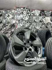  8 جنط تويوتا اصلي بحالة الوكالة  قياس “18”.