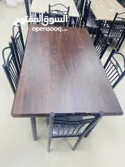  20 Dining Table Marble and Wood