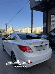  4 هونداي اكسنت 2018 متور 1400 بنزين لون ابيض فحص ممتاز