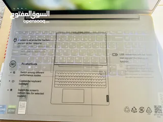  4 لابتوب lenovo gaming كرت 4050 وكاله ولا شخطه استخدام خفيف جدا مواصفات عاليه