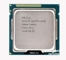  4 معالج انتل I5 3570k مع المذربورد ورام  + جيل رابع I5 4670k  مع مذربورد ورام