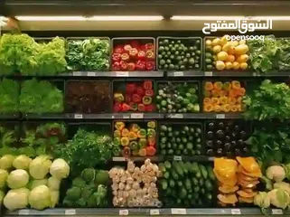  1 عدة محل خضرا حديد مكلفن