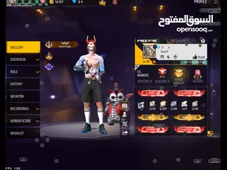  1 حساب فري فاير لفل 68 قديم فاير
