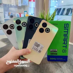  2 جهاز جديد بالكرتونة Smart 8 رام 4 جيجا 64 مكفول سنة متوفر توصيل
