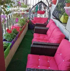  27 طقم راتان 5 مقاعد 125د شامل توصيل داخل عمان  يتوفر أطقم رتان سباعي  يتوفر جميع الالوان  راتان بيور