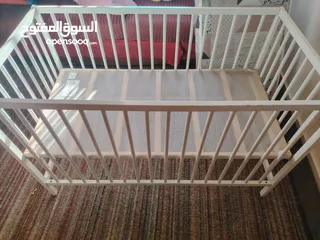  3 سرير اطفال baby مع فرشة وكفر