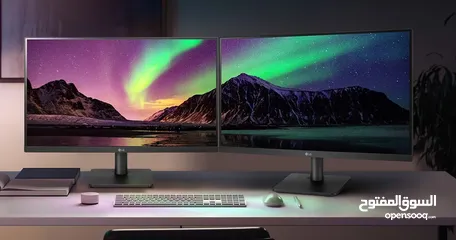  4 شاشة  LG 24-inch IPS Full HD  75Hz للبيع