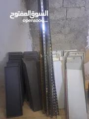  4 عده محل  مستعمله سوبر ماركت  محمص  ستاند شيبس  ستاندين علكه  رداد هوا بدو تصليح  ثلاجه  ارفف حائط