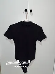  1 Women’s Classic Black Crew Neck T-Shirt