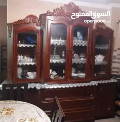  2 بوفيه خشب اصلي