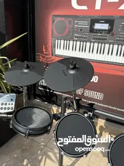  4 ‏Alesis Turbo Mesh Kit Drums جديد بالكرتونه كفاله جواهر موسيقى مع فاتوره رسمه